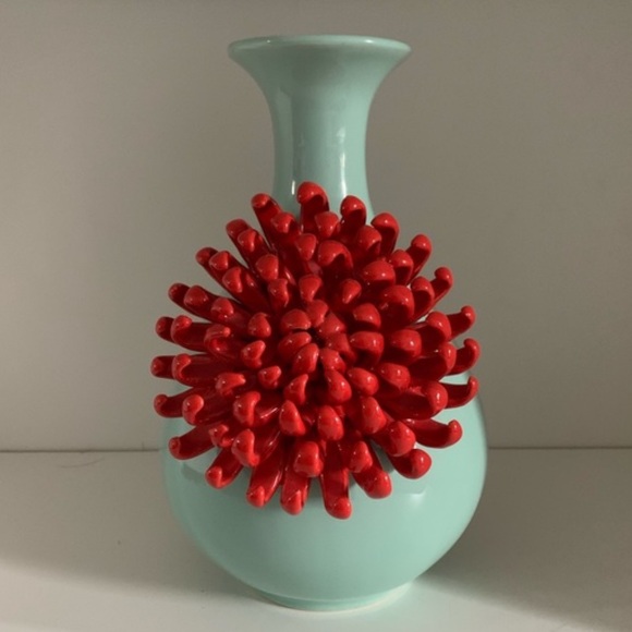 Anthropologie Accents Anthropologie Vase Chrysanthemum 3d Vase